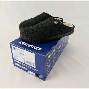 BIRKENSTOCK Women's Sz 5 /EUR 36 Narrow Fit Zermatt Rivet 1015084 Anthracite New